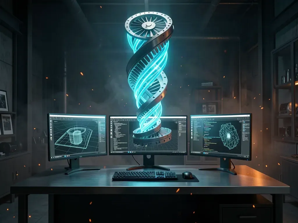 Steel Cyclone Studios workstation